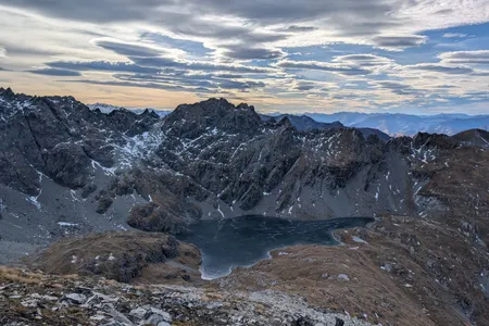 Lake Isobel and Mt Crichton