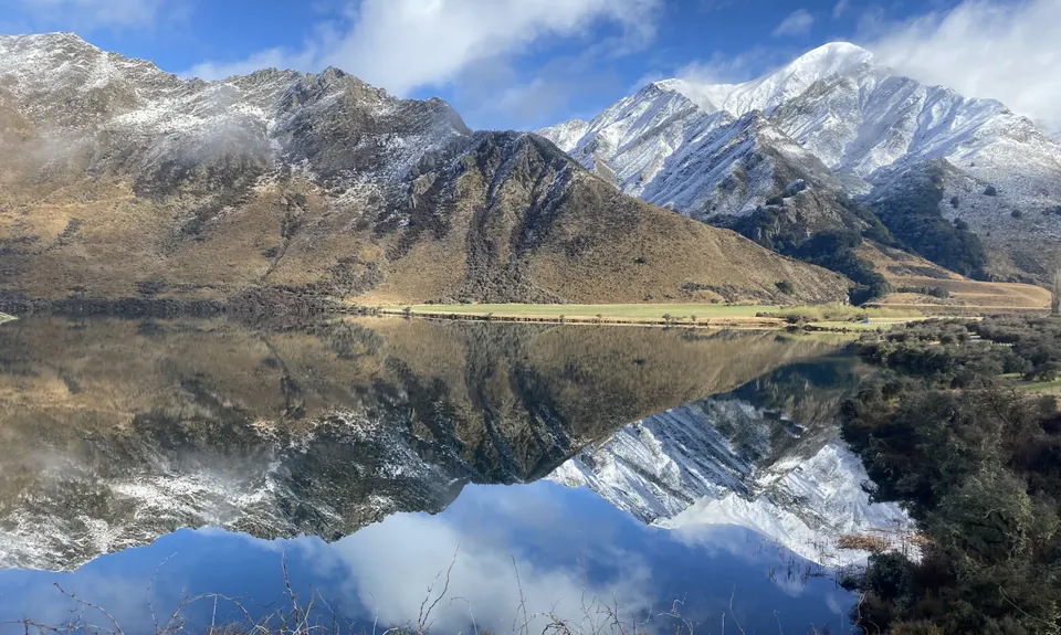 Moke Lake from Mt.Crichton, Otago