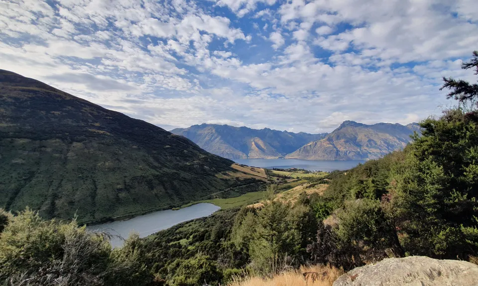 Moke Lake from Mt.Crichton, Otago