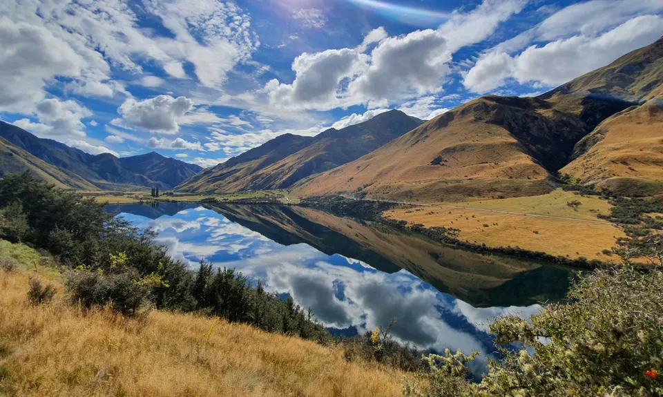 Moke Lake from Mt.Crichton, Otago