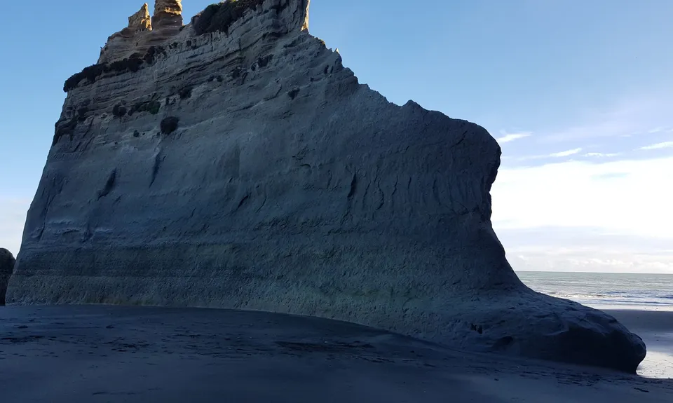 Mana Bay- Patea river and beach, Taranaki