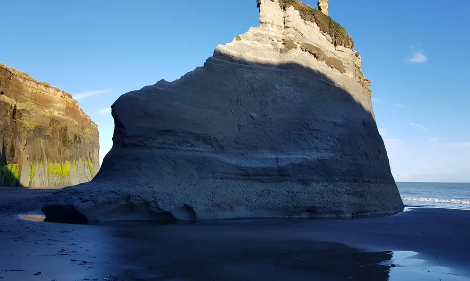 Mana Bay- Patea river and beach, Taranaki