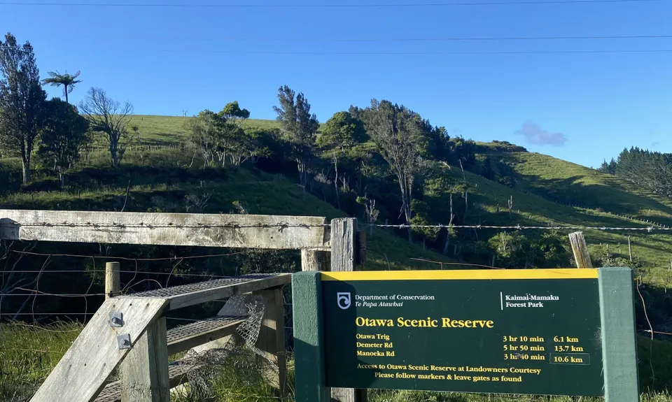 Otawa Trig, Bay of Plenty