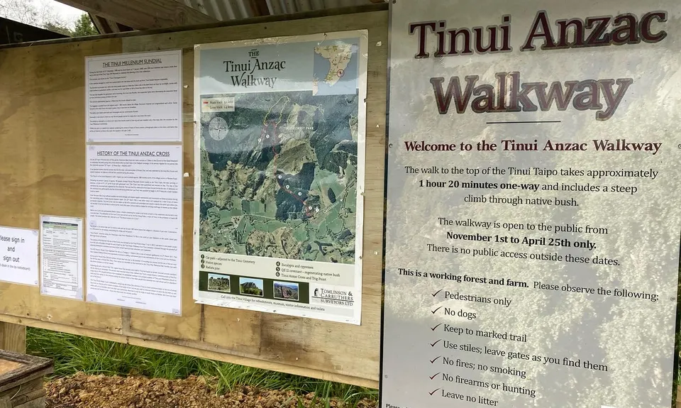 Tinui ANZAC Walkway, Wellington