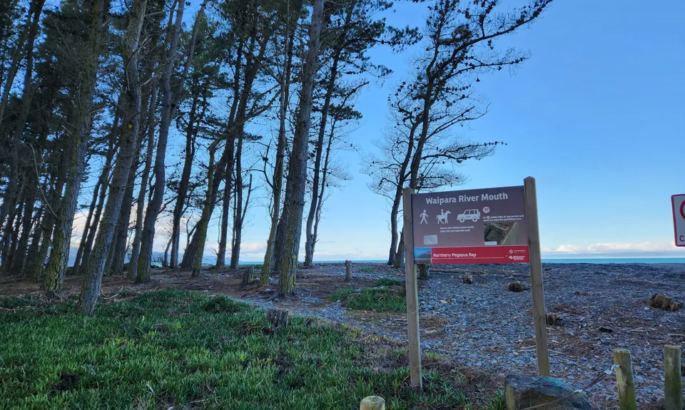 Amberley Beach, Wetlands Walkway to Waipara River Reserve, Canterbury