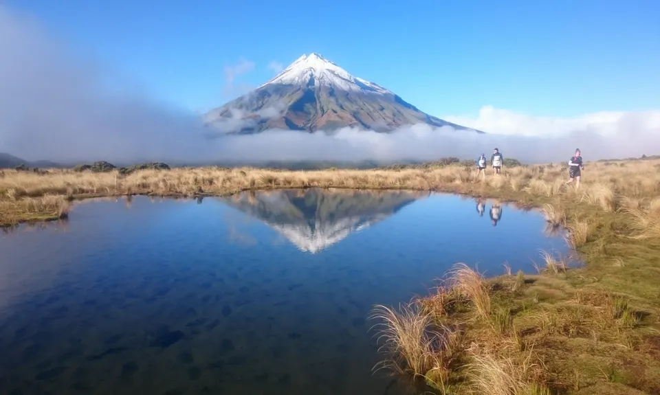 Pouakai Hut and Tarns , Taranaki