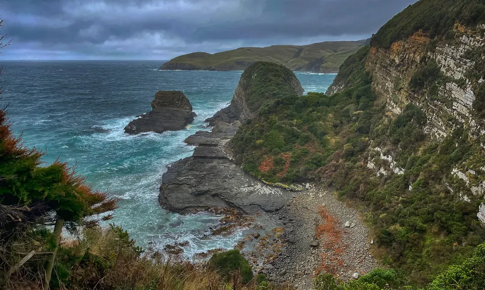 Jack's Bay Beach & Blowhole, Otago