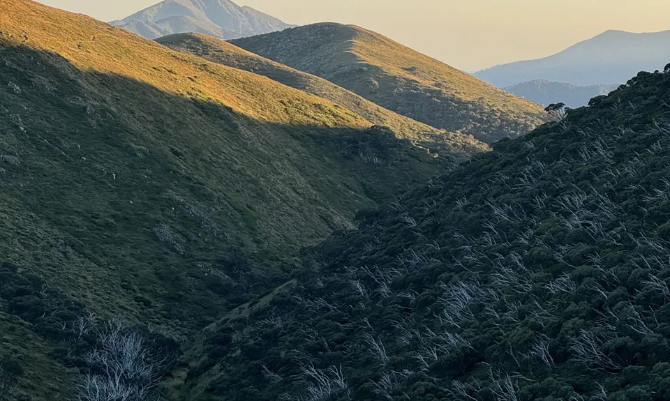 Feathertop via The Razorback, Victoria