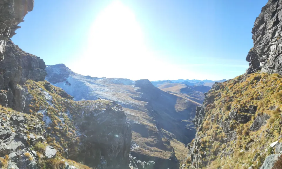 Ridging Ross Spur , Otago
