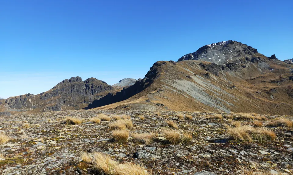 Ridging Ross Spur , Otago