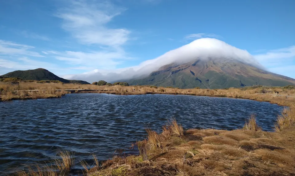 Pouakai Hut and Tarns , Taranaki