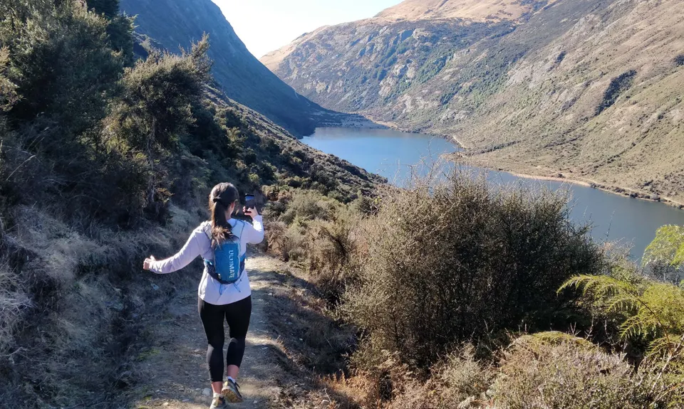 Moke Lake from Mt.Crichton, Otago