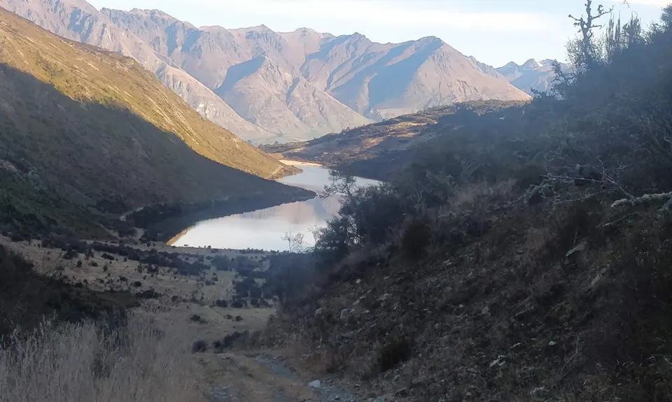 Moke Lake from Mt.Crichton, Otago