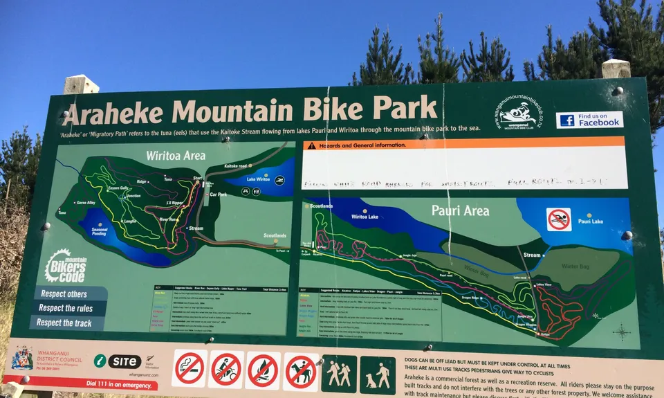 Araheke MTB park, Manawatu - Wanganui