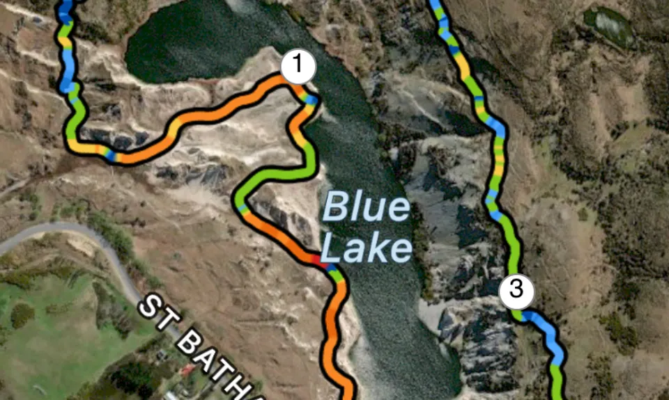 A Smaller Blue Lake, Otago