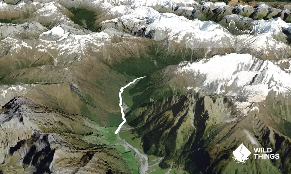Mātukituki Valley to Aspiring Hut, Otago