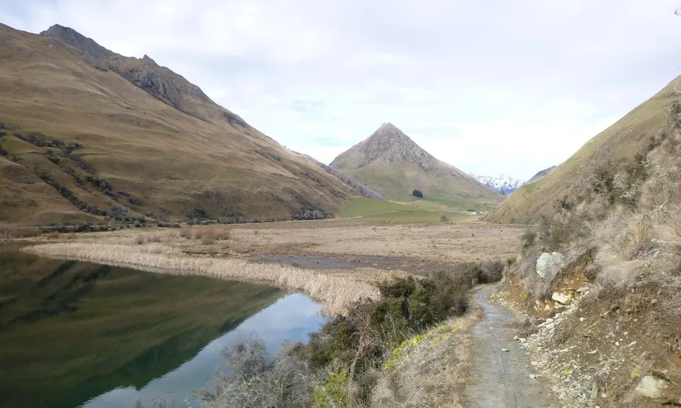 Moke Lake from Mt.Crichton, Otago