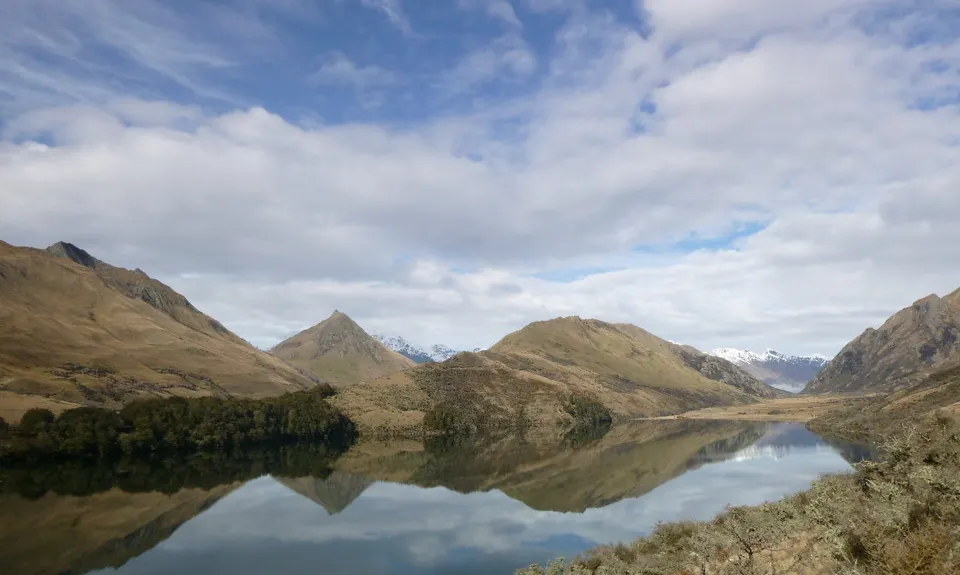 Moke Lake from Mt.Crichton, Otago