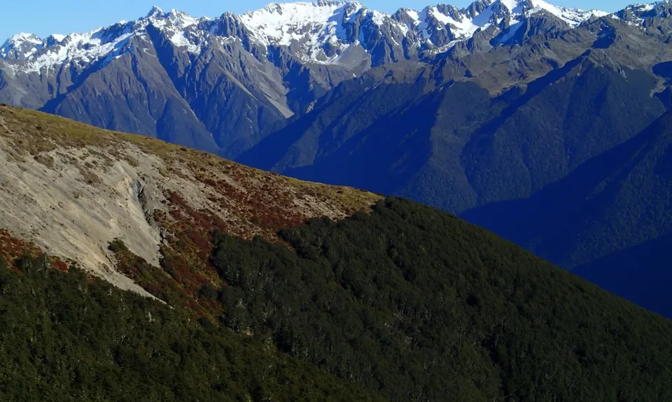 Parachute Rocks and St Arnaud Ridge, Tasman