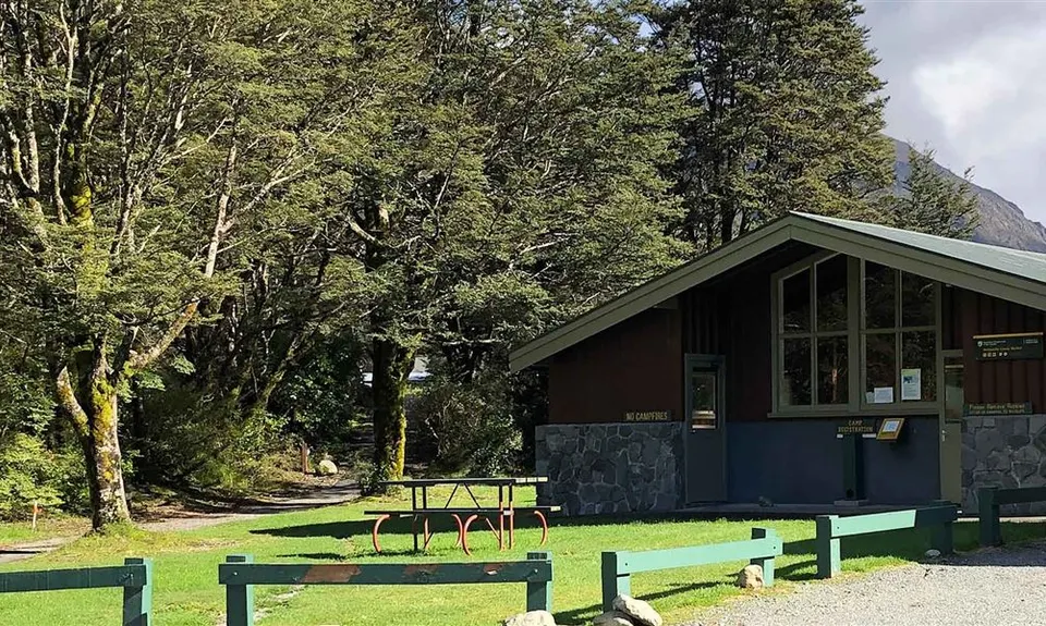 Avalanche Creek Shelter Campsite