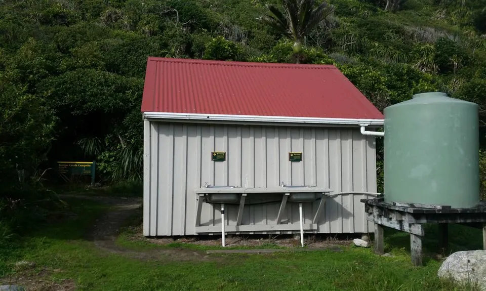 Katipo Creek Shelter Campsite