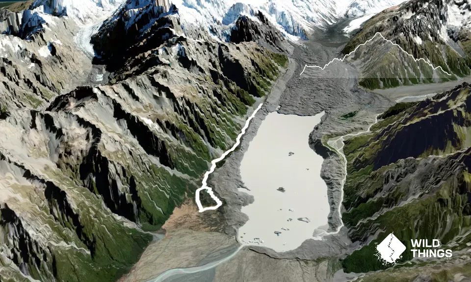 Husky Flat via Blue Lakes, Canterbury