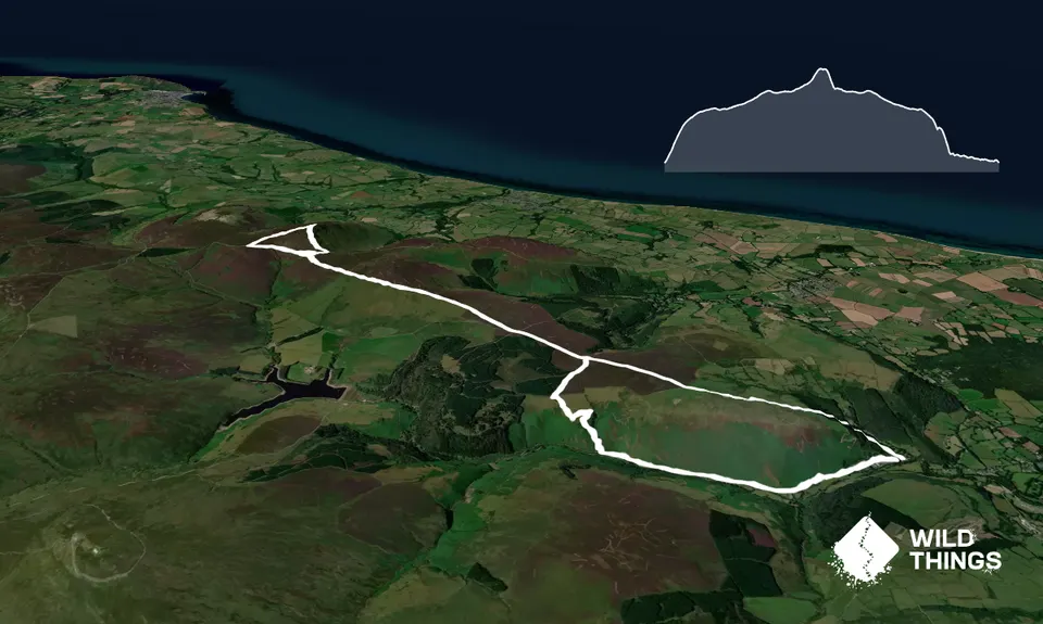 Sulby High Road - Freoaghane and the Zig Zag, Isle of Man