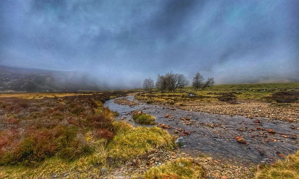 The Pan and Mt Keen , Scotland