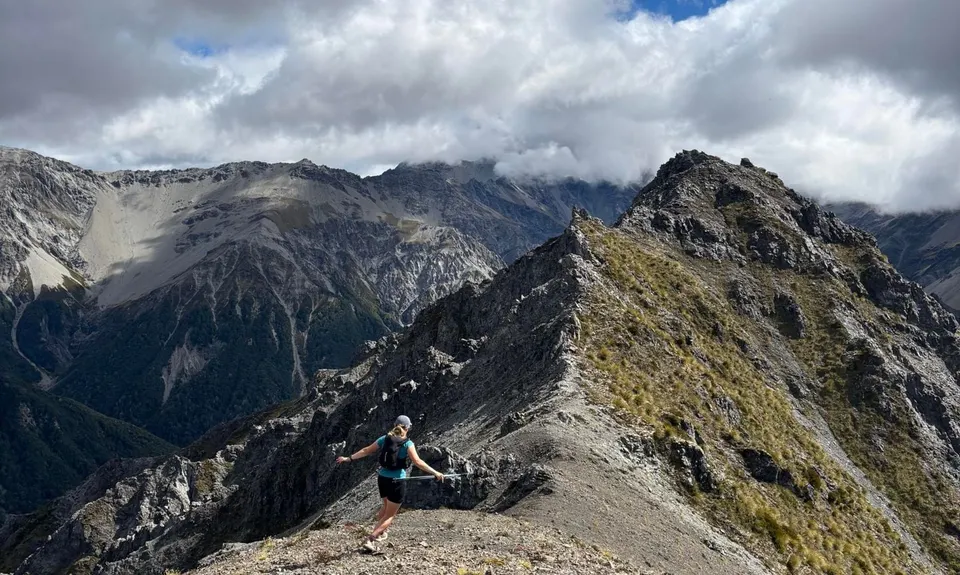 The Pyramid to Sudden Valley via the 5 star scree, Canterbury