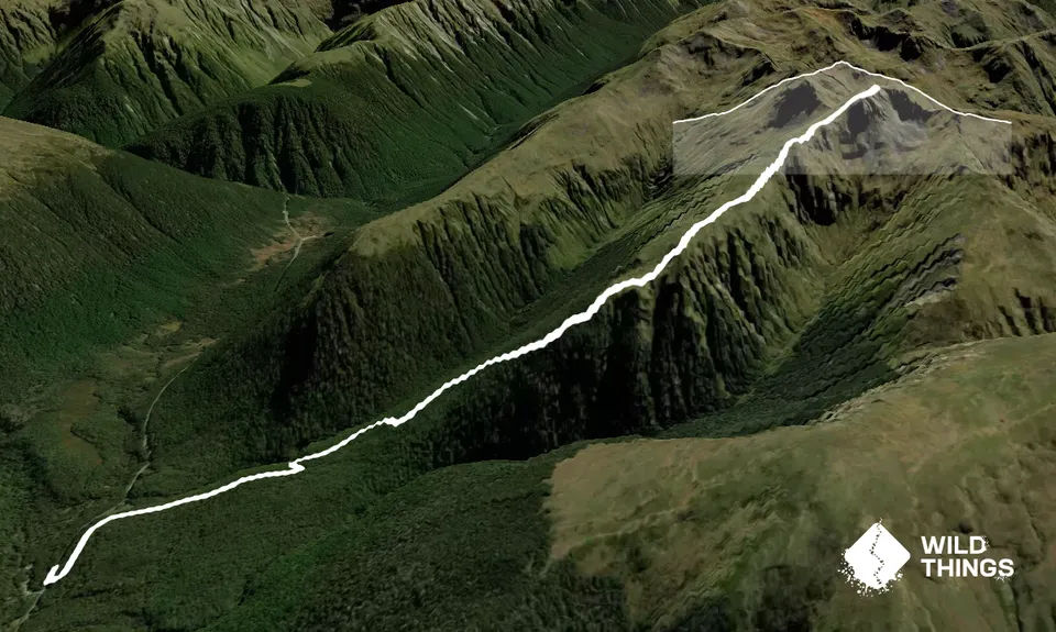 Travers Peak, Canterbury