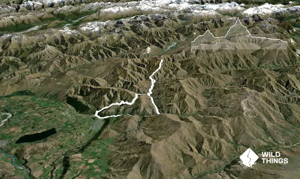 Advance Peak (via Big Hill inbound and Macetown Road outbound), Otago