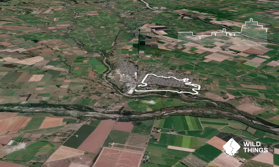 Flat out in Temuka - River Loop, Canterbury