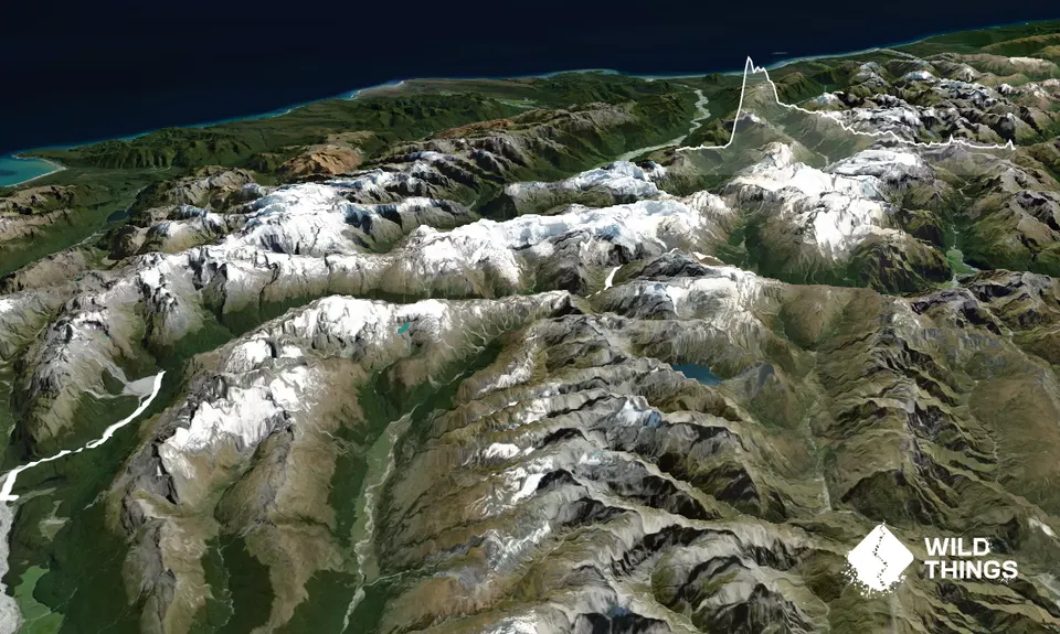 Matukituki Cascade Saddle Dart Epic, Otago
