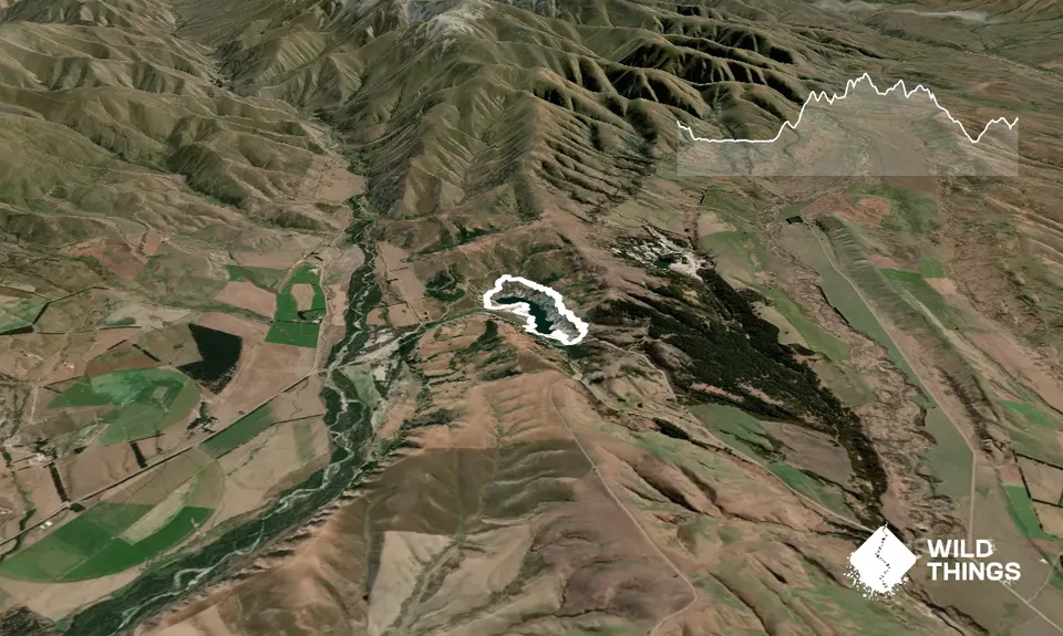A Smaller Blue Lake, Otago