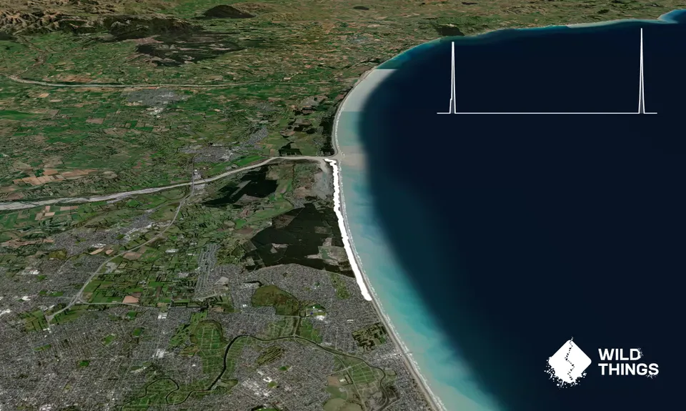 North New Brighton Spit, Canterbury