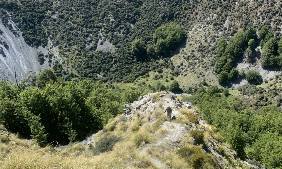 Two Thumb Track, Rangitata to Round Hill Ski-field., Canterbury
