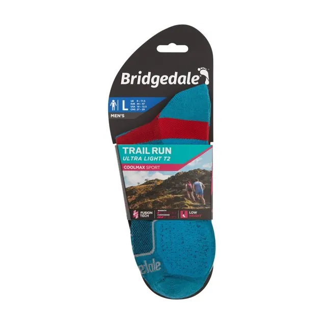 Bridgedale Men's Trail Run Ultra Light T2 Coolmax Sport