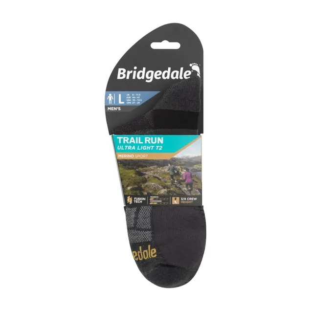 Bridgedale Men's Trail Run Ultra Light T2 Merino Sport
