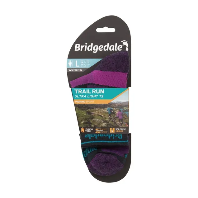 Bridgedale Women's Trail Run Ultra Light T2 Merino Sport