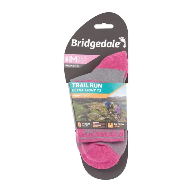 Bridgedale Women's Trail Run Ultra Light T2 Merino Sport