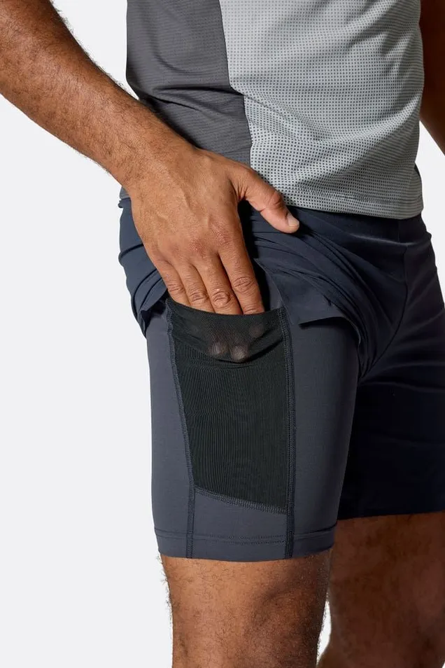 Rab Men's Talus 2-in-1 Running Shorts (7")
