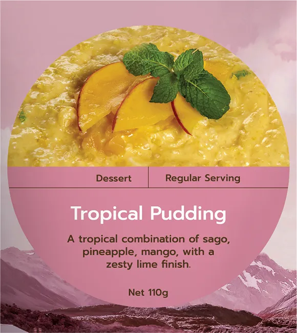 Real Meals Tropical Pudding